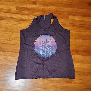 Lake Life Purple Women's Tank Top